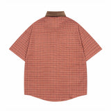 Fun Cartoon Plaid Shirt