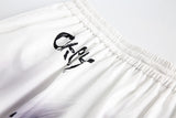 High street graffiti spray dye shorts