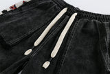 Vintage Washed Denim Reto Shorts