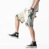 Embroidered Lace Stitched Sports Shorts