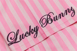 Trendy Striped Cartoon Print T-Shirt