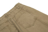 Vintage Washed Functional Multi-Pocket Straight Jeans