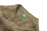 Vintage Washed Functional Multi-Pocket Straight Jeans