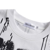 Ink Splash Hip Hop Letter T-Shirt