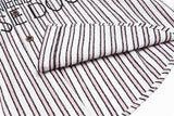 Loose Cartoon Stripe Short Sleeve Shirt