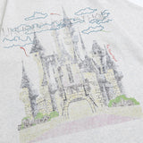 Vintage Castle Print Short Sleeve T-Shirt