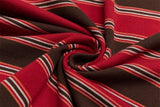 American Style Striped Color Matching T-Shirt