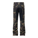 Big Horn Camouflage Deconstructed Zipper Jeans