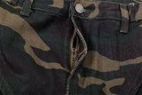 Big Horn Camouflage Deconstructed Zipper Jeans