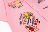 Trendy Embroidered Loose Lapel Summer Shirt