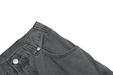 Vintage Wash Straight Leg Jeans