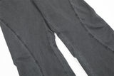Vintage Wash Straight Leg Jeans