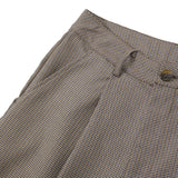 Vintage Plaid Casual Wide-Leg Jorts