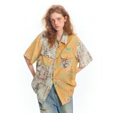 Mountain Ink Painting Short Sleeve Shirt