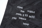 Waist Tie-Dye English Letter Tank