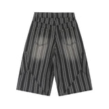 Multi Pocket Denim Shorts Mens