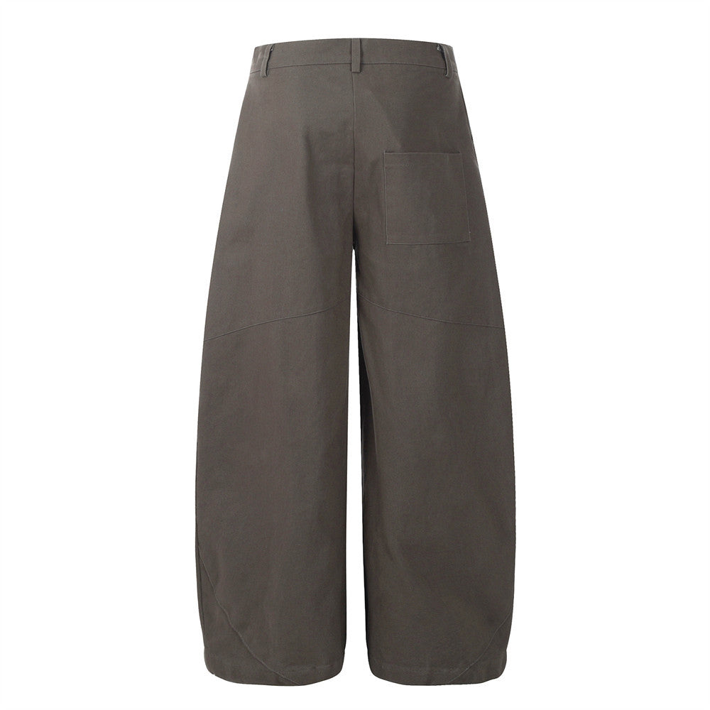 American Wide Leg Deconstructed Split Pants