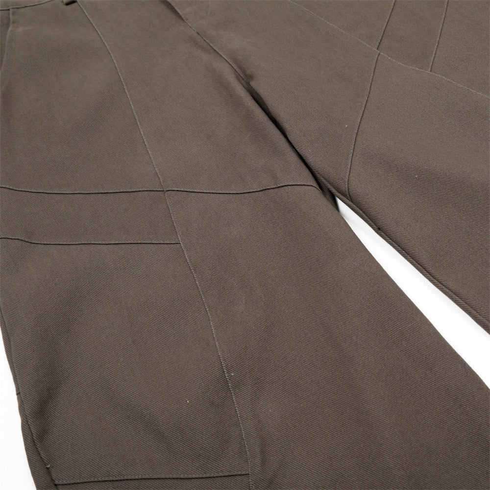 American Wide Leg Deconstructed Split Pants