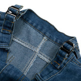 High Street Wide-Leg Denim Short
