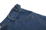 High Street Wide-Leg Denim Short