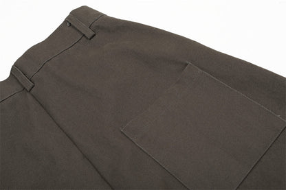 American Wide Leg Deconstructed Split Pants