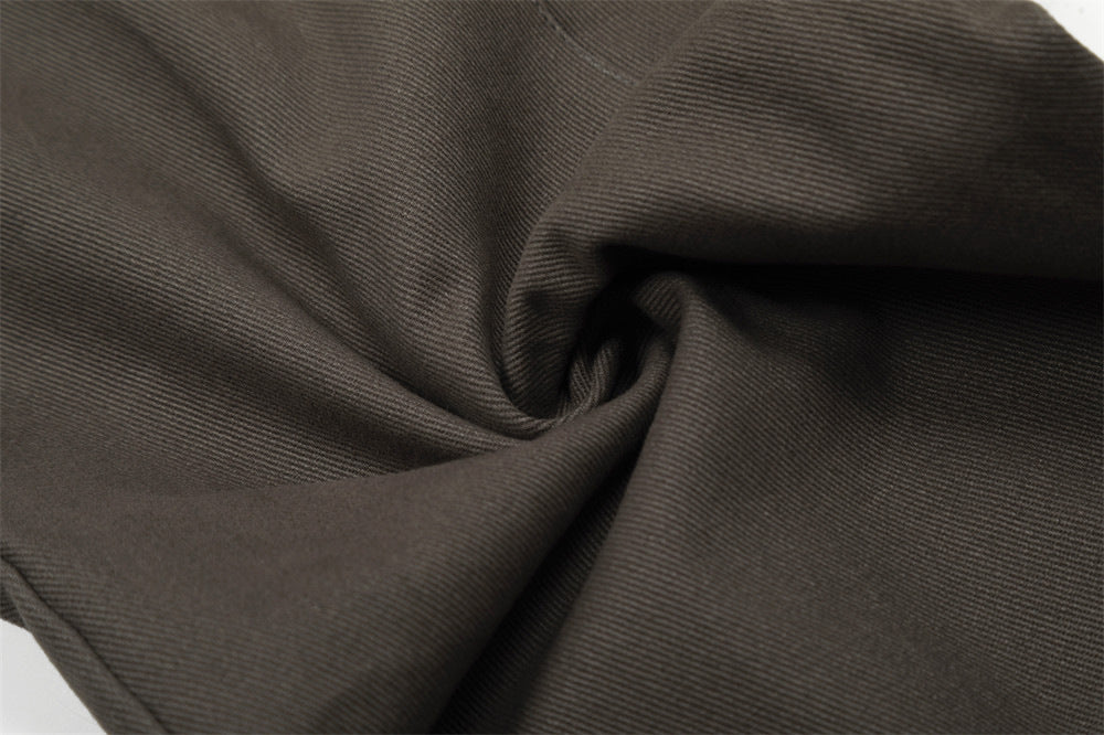 American Wide Leg Deconstructed Split Pants