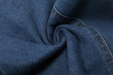 High Street Wide-Leg Denim Short