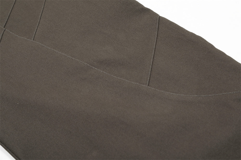 American Wide Leg Deconstructed Split Pants