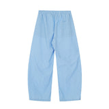 Plaid Casual Loose Fit Wide Pants
