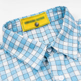 Plaid Embroidered Puppy Loose Casual Shirt