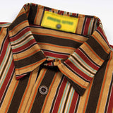 Vertical Stripe Retro Loose Summer Shirt