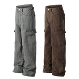 Trendy Heavy Industry Split Stitching Jeans