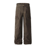 Trendy Heavy Industry Split Stitching Jeans