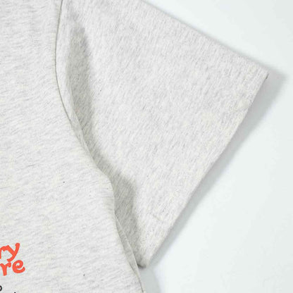 Cute Cat Print Loose Fit T-Shirt