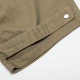 Solid Color Pleated Wide Leg Short
