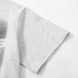 American Style Loose Casual V-Neck T-Shirt