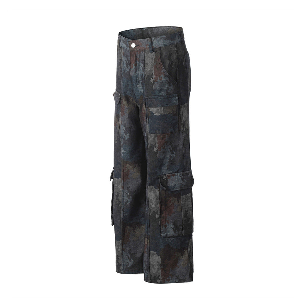 Industrial Heavy-Duty Camo Work Pants