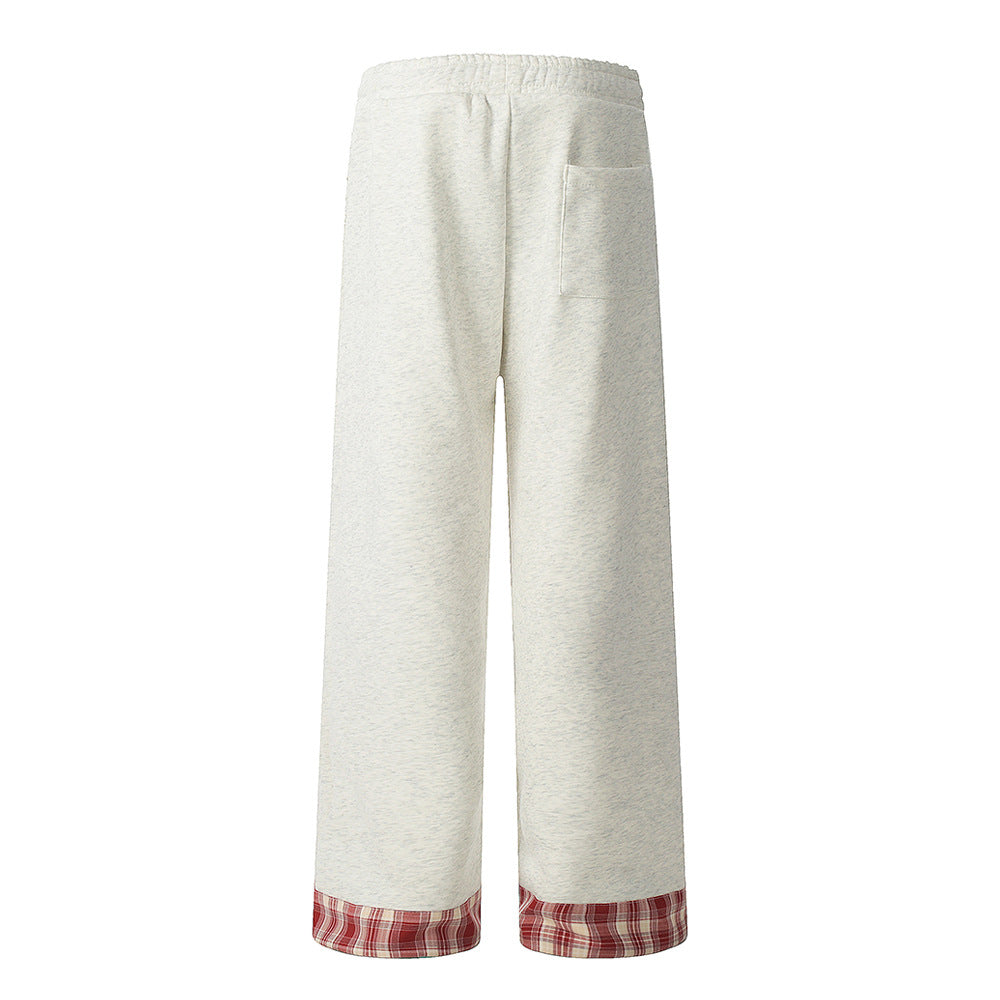 Trendy American Style Contrast Stitching Pants