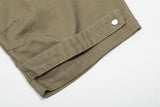 Solid Color Pleated Wide Leg Short