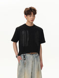 Retro American Letter Print Casual T-Shirt