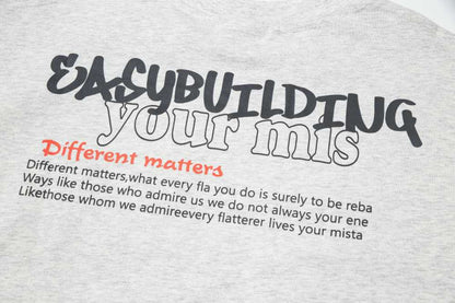 Cute Cat Print Loose Fit T-Shirt