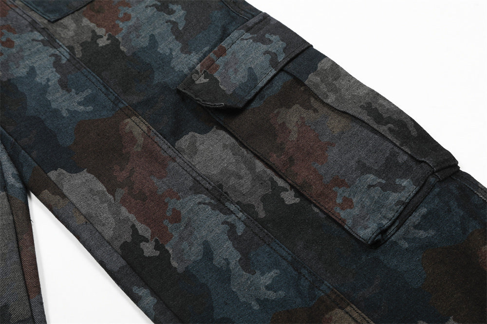 Industrial Heavy-Duty Camo Work Pants