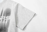 American Style Loose Casual V-Neck T-Shirt