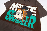 Color Block Mickey Mouse Vertical Shirt