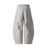 Wide Leg Drawstring Pleated Casual Pants