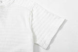 Solid Color Loose Fit Casual T-Shirt