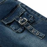 Multi Pocket Wide Leg Denim