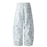 Butterfly Dot Print Casual Loose Pants