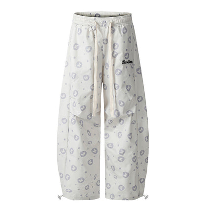 Butterfly Dot Print Casual Loose Pants