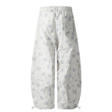 Butterfly Dot Print Casual Loose Pants